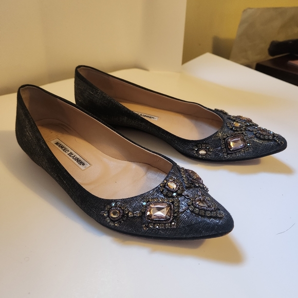 Manolo Blahnik flats size 8(38) in GUC - Picture 12 of 12